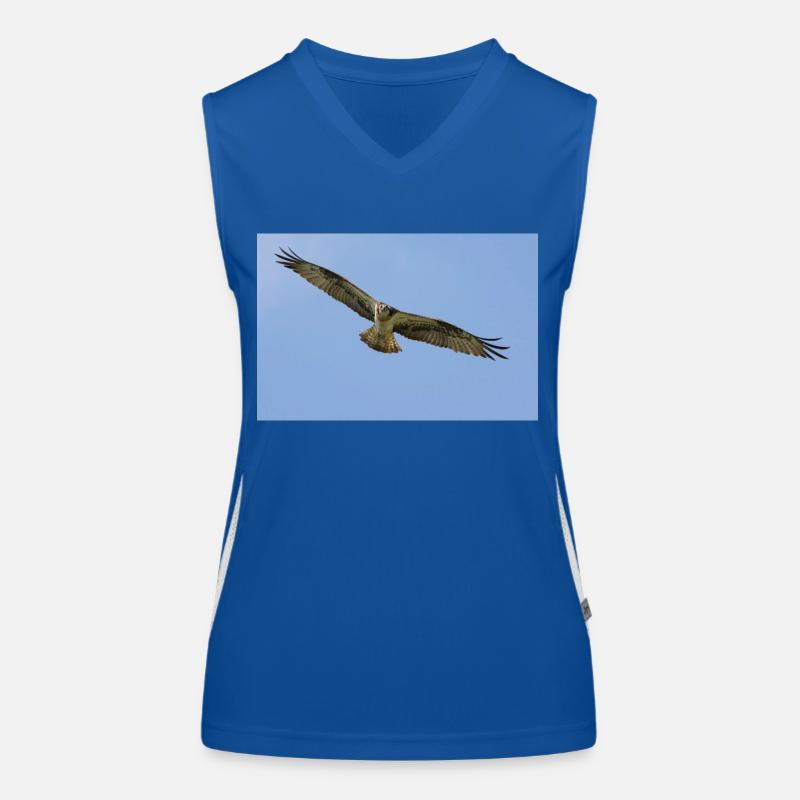Fischadler Funktionelles Kontrast-Tank Top für Frauen