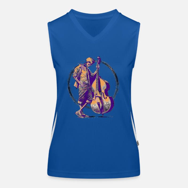 Contrabass Flatguy Funktionelles Kontrast-Tank Top für Frauen