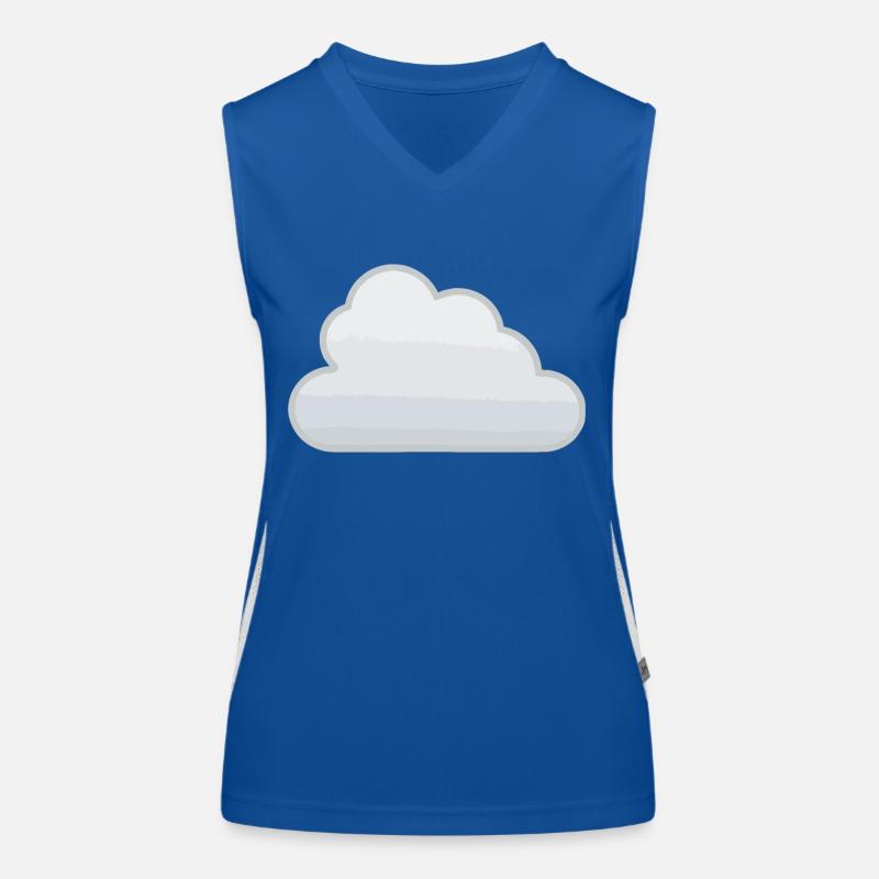 Idée cadeau Cloud Cloud Sky Débardeur respirant contrasté Femme