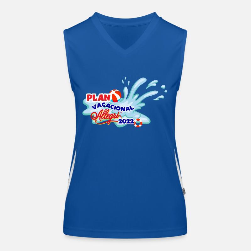 Feiertags-Logo Funktionelles Kontrast-Tank Top für Frauen