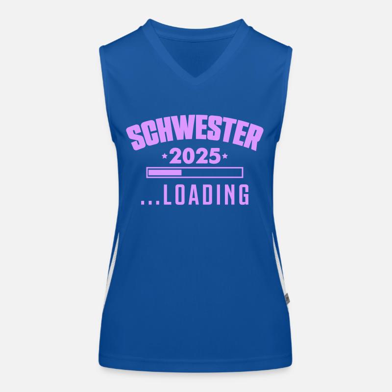 schwester 2025 Funktionelles Kontrast-Tank Top für Frauen