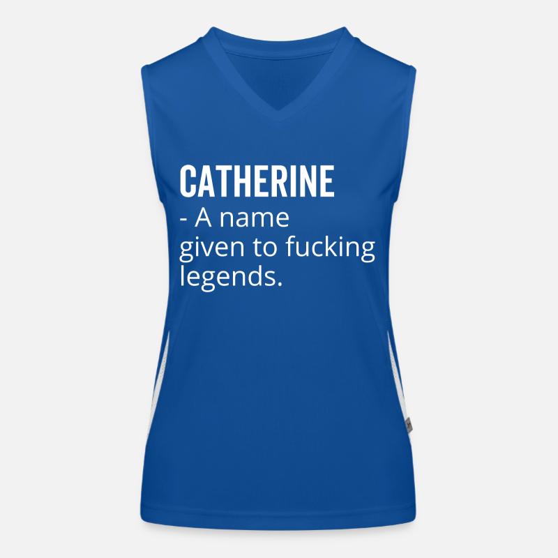 Catherine ein Name für verdammte Legenden Funktionelles Kontrast-Tank Top für Frauen