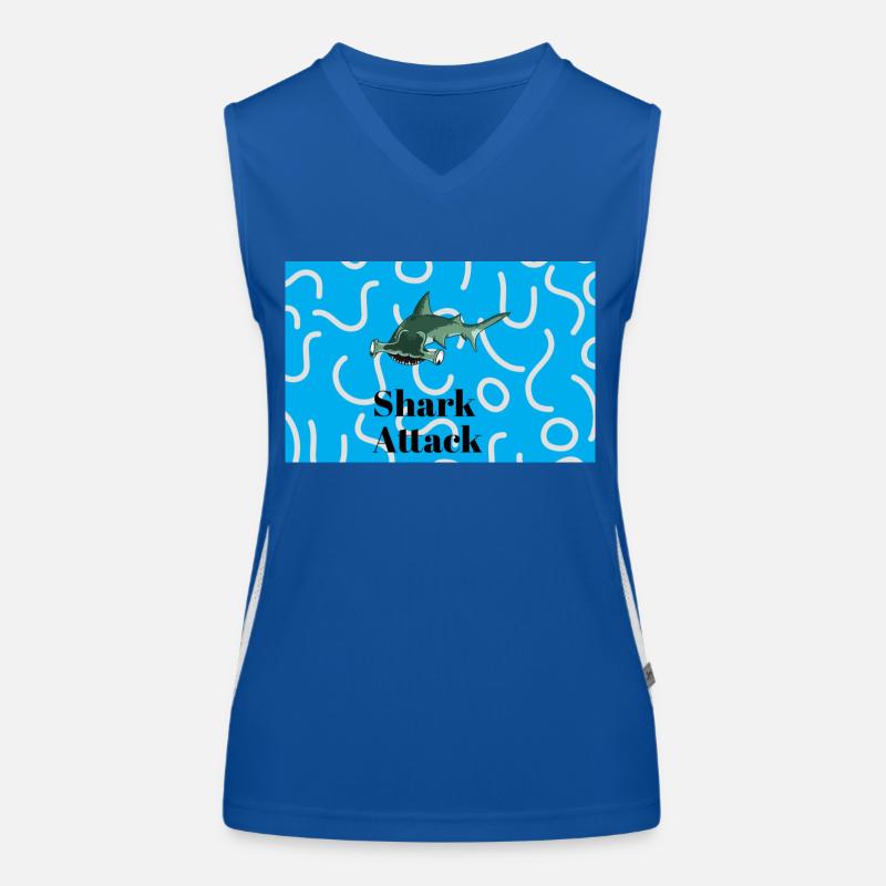 Attaque de requin Débardeur respirant contrasté Femme