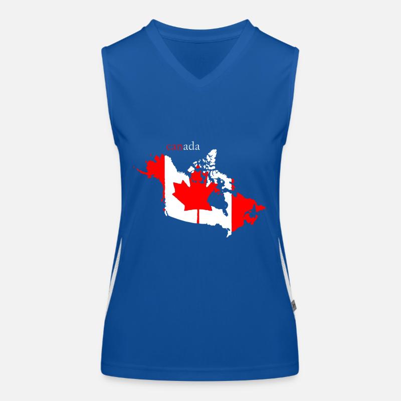 canada F Débardeur respirant contrasté Femme