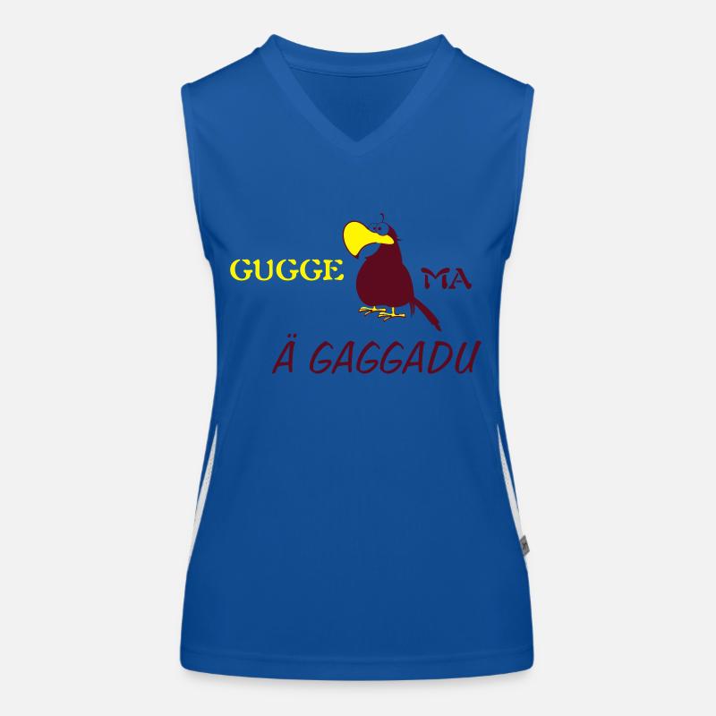 Kakadu Funktionelles Kontrast-Tank Top für Frauen
