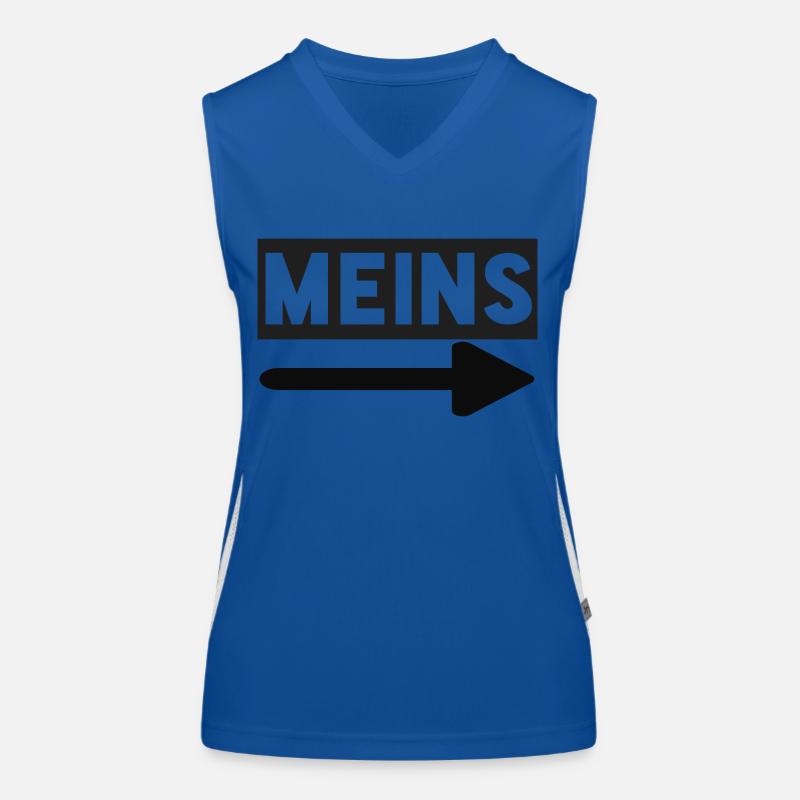 MEINS - Pärchen Pfeil Funktionelles Kontrast-Tank Top für Frauen