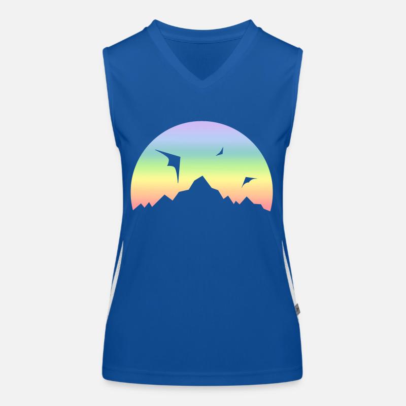 Lenkdrachen Funktionelles Kontrast-Tank Top für Frauen
