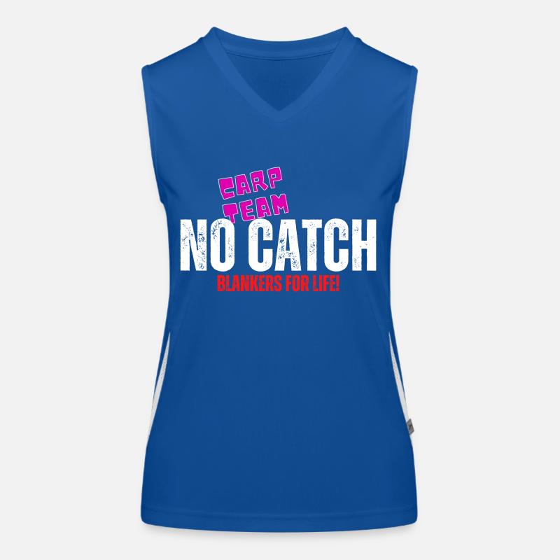Carp team NO CATCH Women's Functional Contrast Tank Top