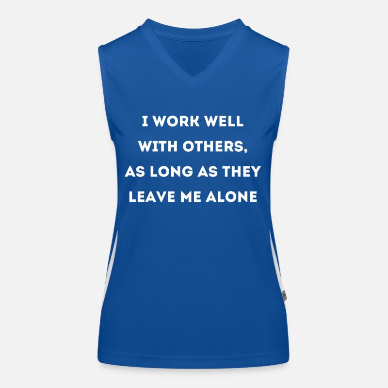 Work Saying Work Women's Functional Contrast Tank Top