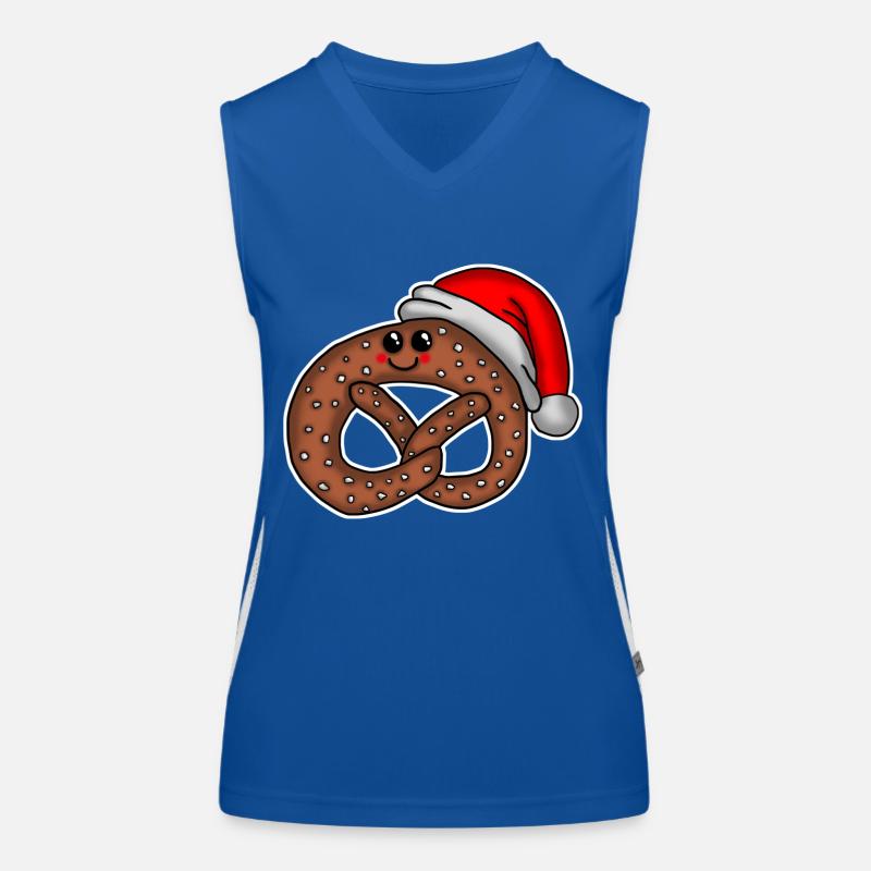 Weihnachtsbreze Funktionelles Kontrast-Tank Top für Frauen