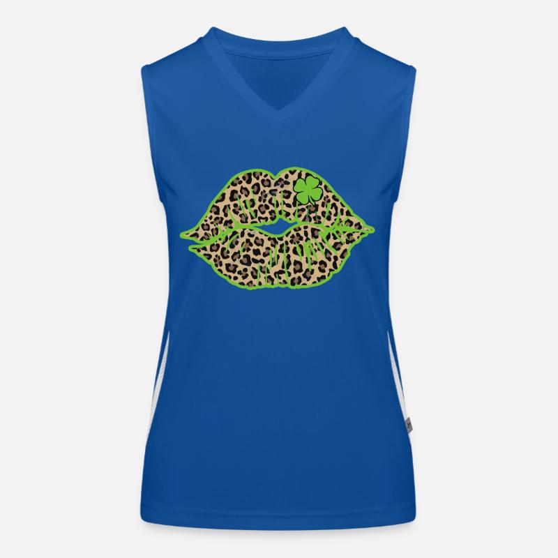 Happy St. Patrick´s Day Saint Patrick Irland Irish Funktionelles Kontrast-Tank Top für Frauen