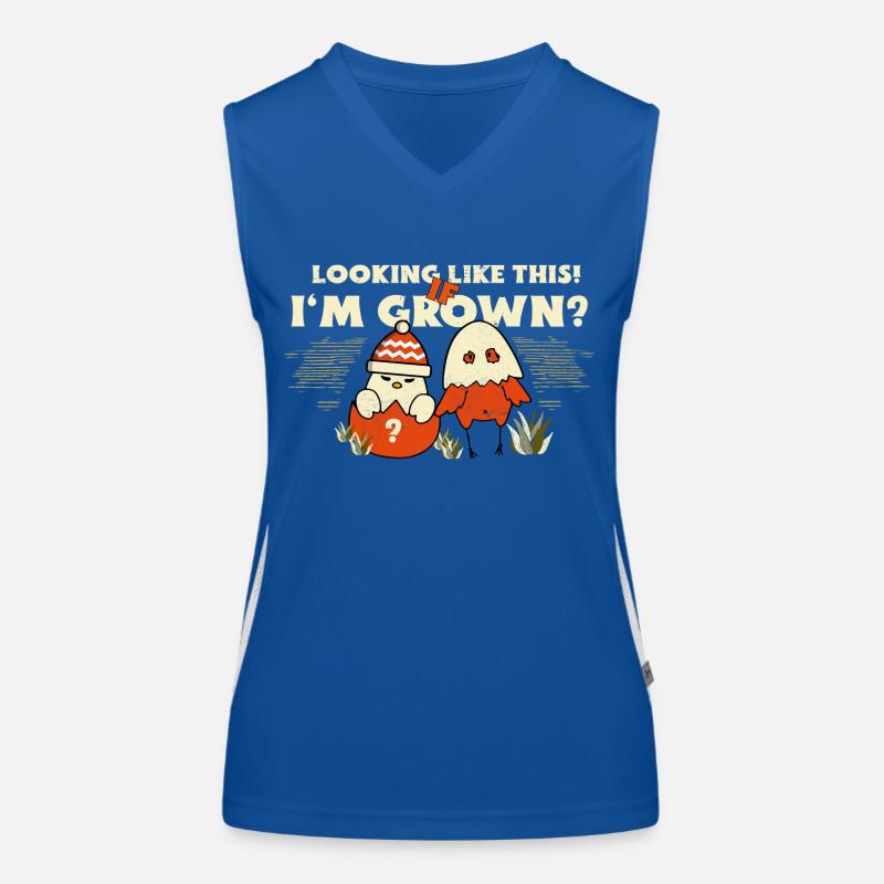 Vorher - Nachher Funktionelles Kontrast-Tank Top für Frauen