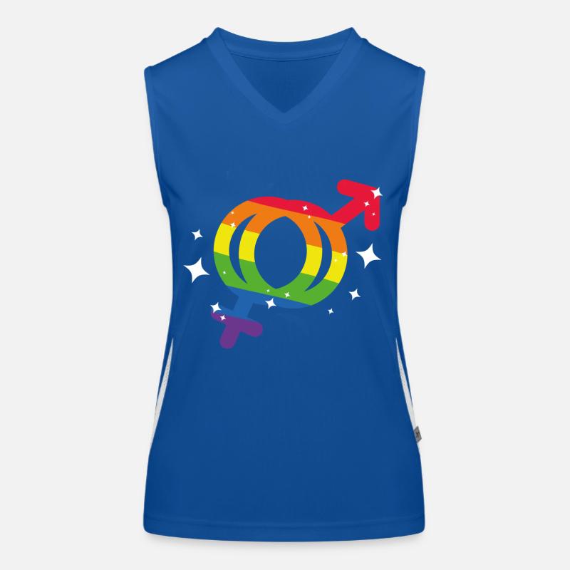 Bisexual Women's Functional Contrast Tank Top