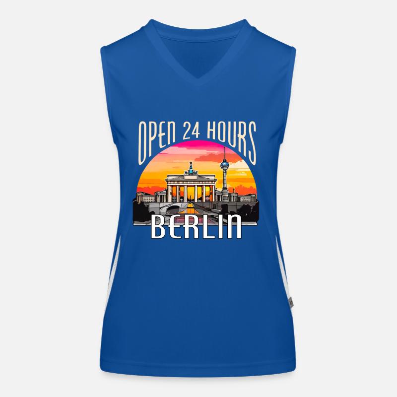 Berlin - open 24 hours Women's Functional Contrast Tank Top