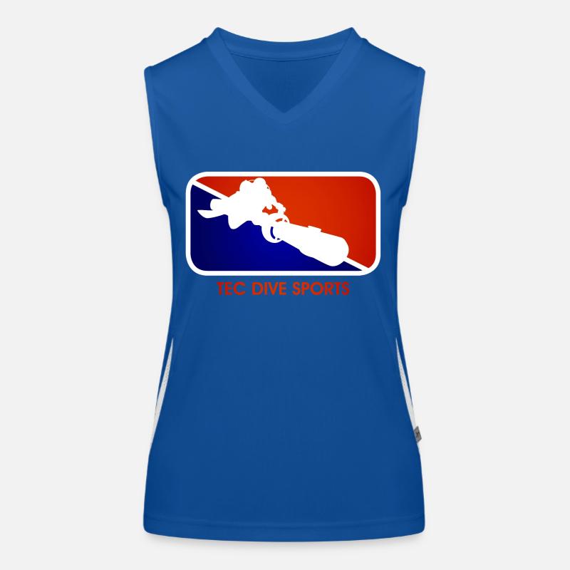 Technical Diving Funktionelles Kontrast-Tank Top für Frauen