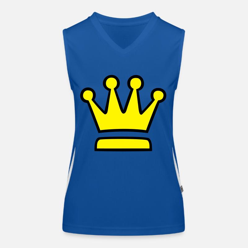 Krone (crown) 04.1 Funktionelles Kontrast-Tank Top für Frauen