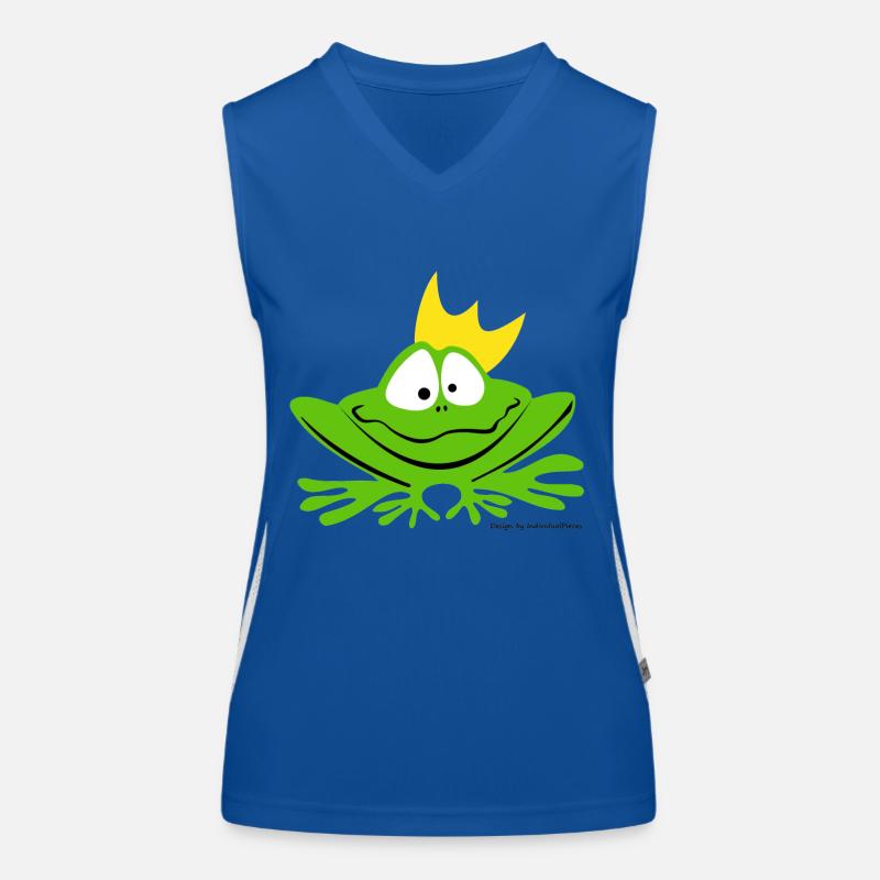 FroschKoenig Funktionelles Kontrast-Tank Top für Frauen