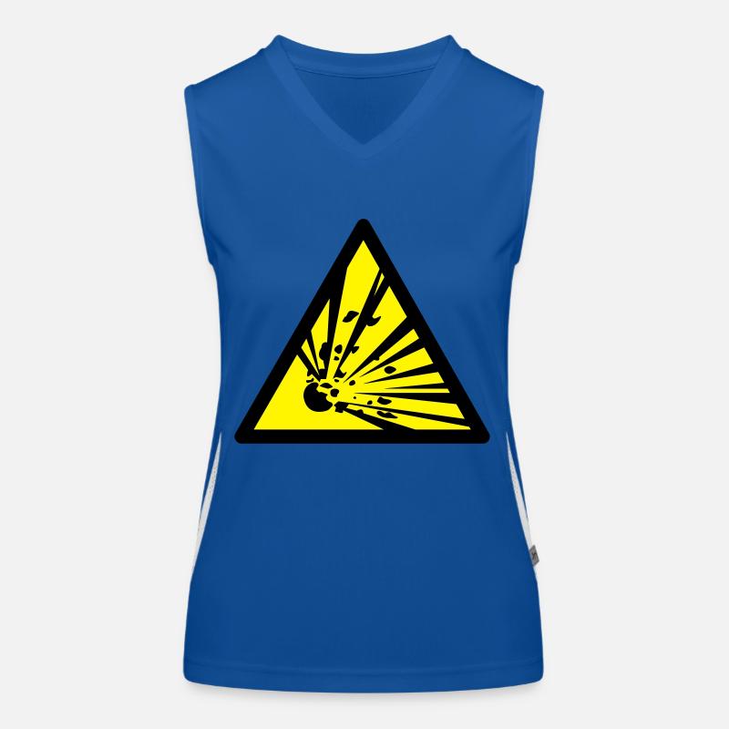 explosion Funktionelles Kontrast-Tank Top für Frauen