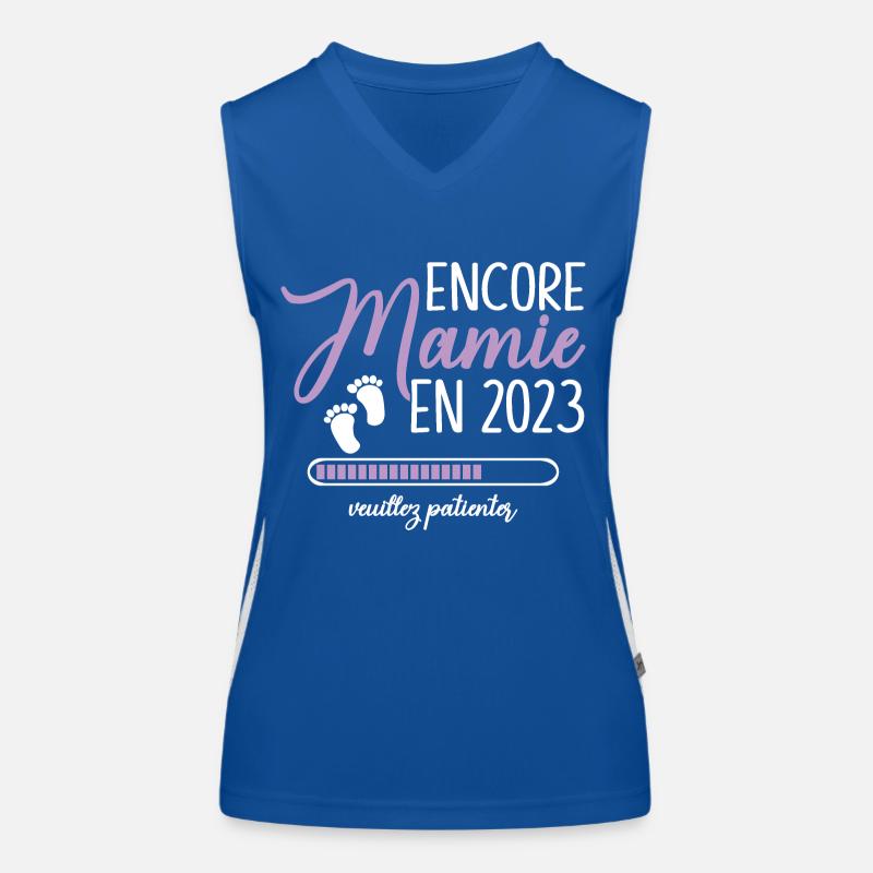 Encore Mamie 2023 Cadeau Future Grand Mère Débardeur respirant contrasté Femme
