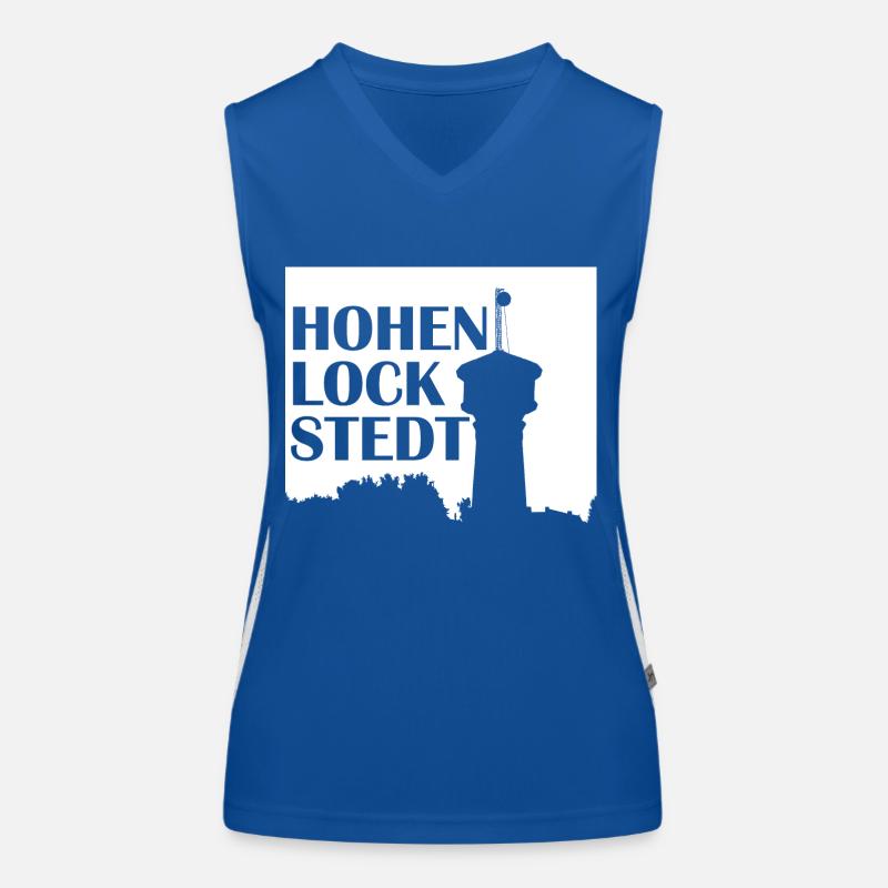 Hohenlockstedt Wasserturm Funktionelles Kontrast-Tank Top für Frauen