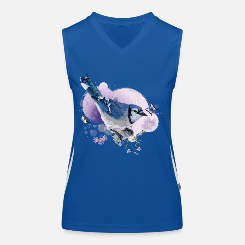 Blue Chara Women's Functional Contrast Tank Top
