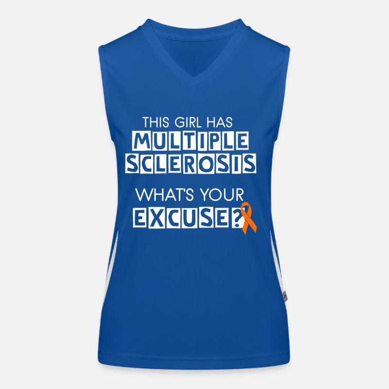 This Girl Has Mutiple Sclerosis Women's Functional Contrast Tank Top