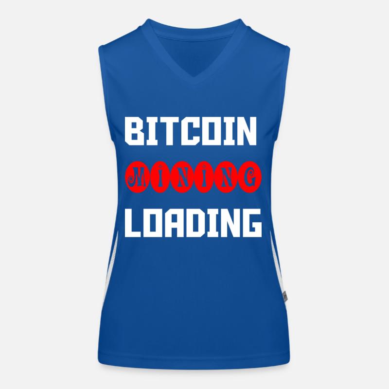 Bitcoin Trading Crypto Stocks Débardeur respirant contrasté Femme