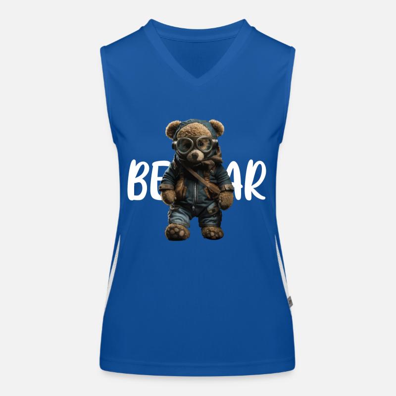 Masques Teddy Bear dark Débardeur respirant contrasté Femme
