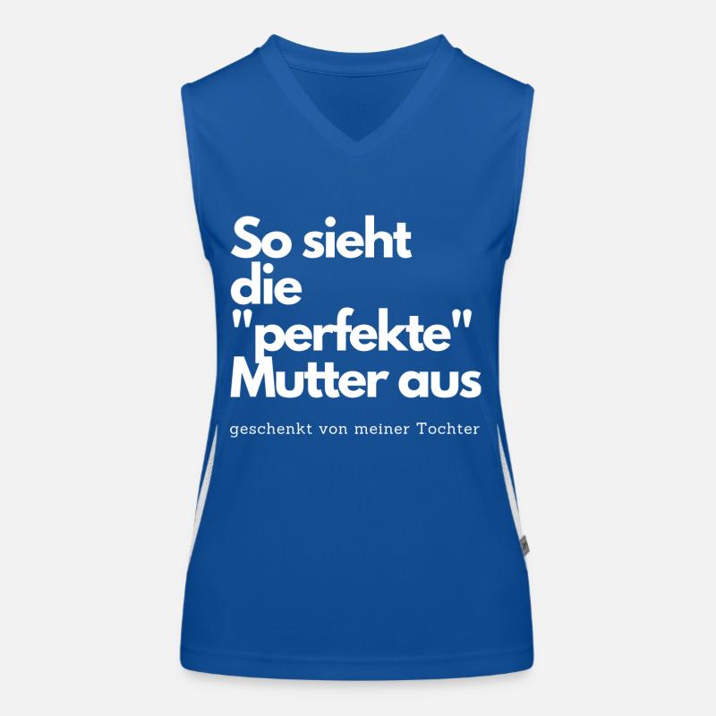 So sieht die perfekte Mutter aus Funktionelles Kontrast-Tank Top für Frauen