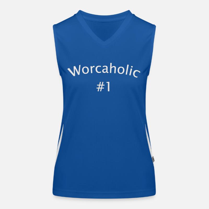 Worcaholic #1 Women's Functional Contrast Tank Top