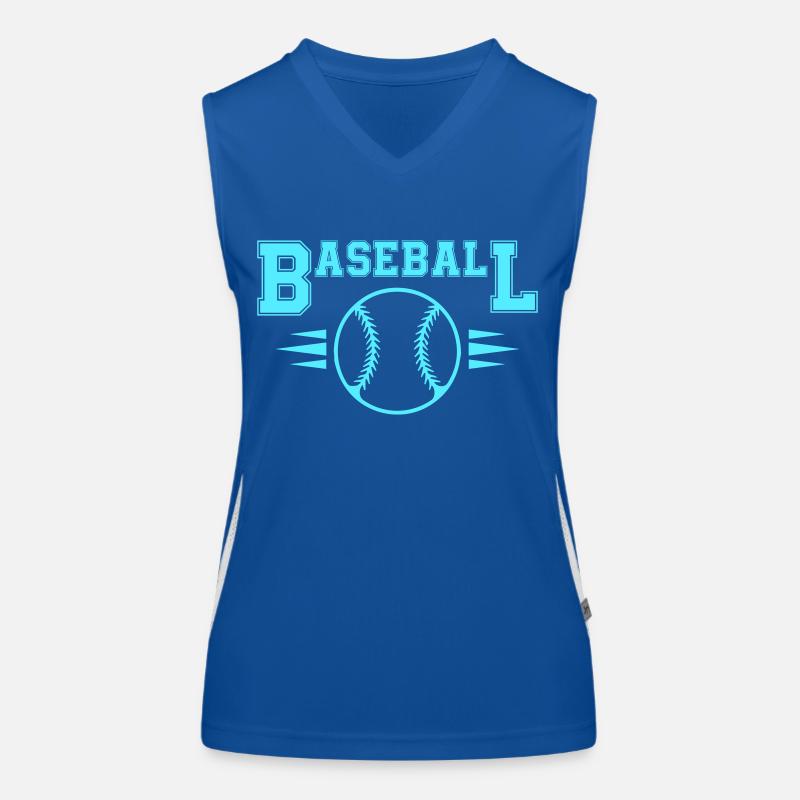 base-ball Débardeur respirant contrasté Femme