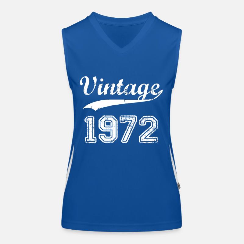 1972 Funktionelles Kontrast-Tank Top für Frauen