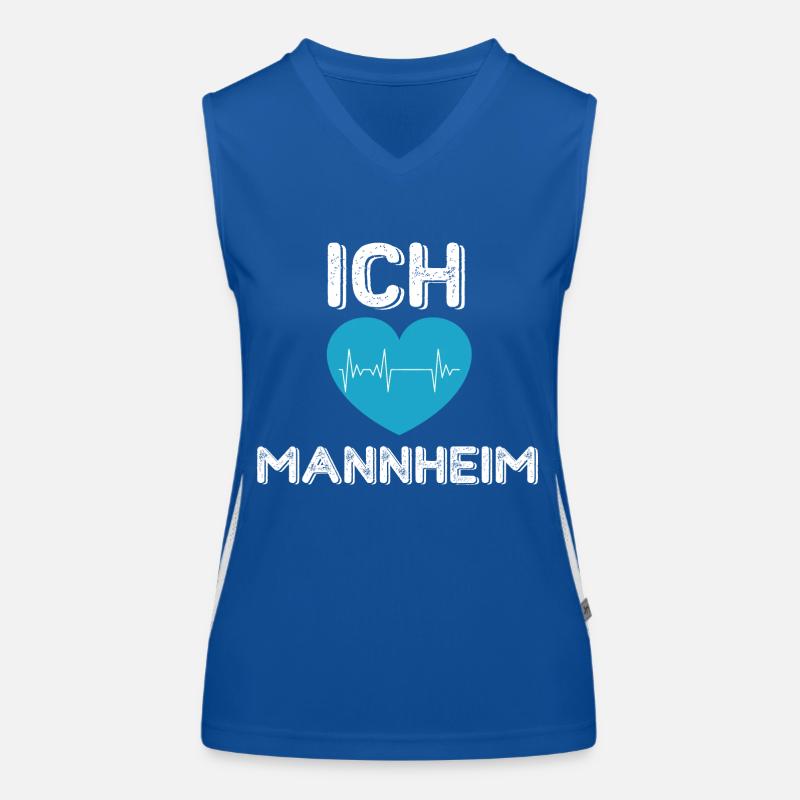 Mannheim Monnem Funktionelles Kontrast-Tank Top für Frauen
