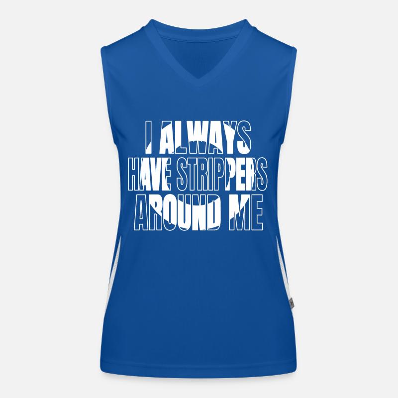 present electronic electric wire joke gift idea Funktionelles Kontrast-Tank Top für Frauen