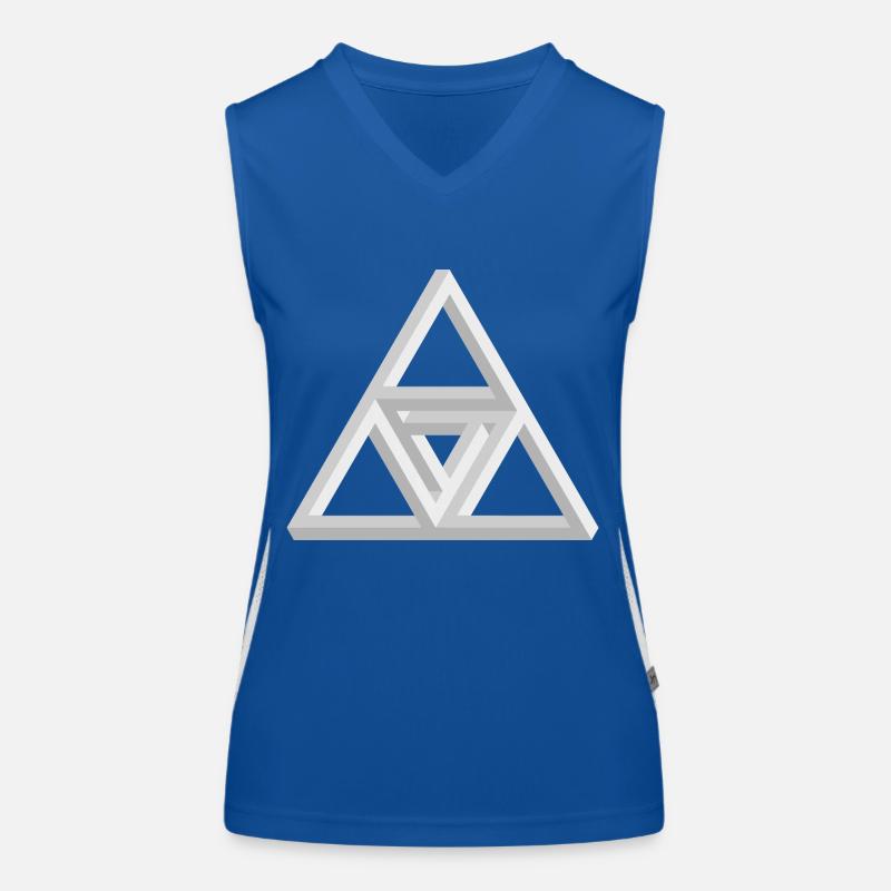 Triangle impossible Débardeur respirant contrasté Femme