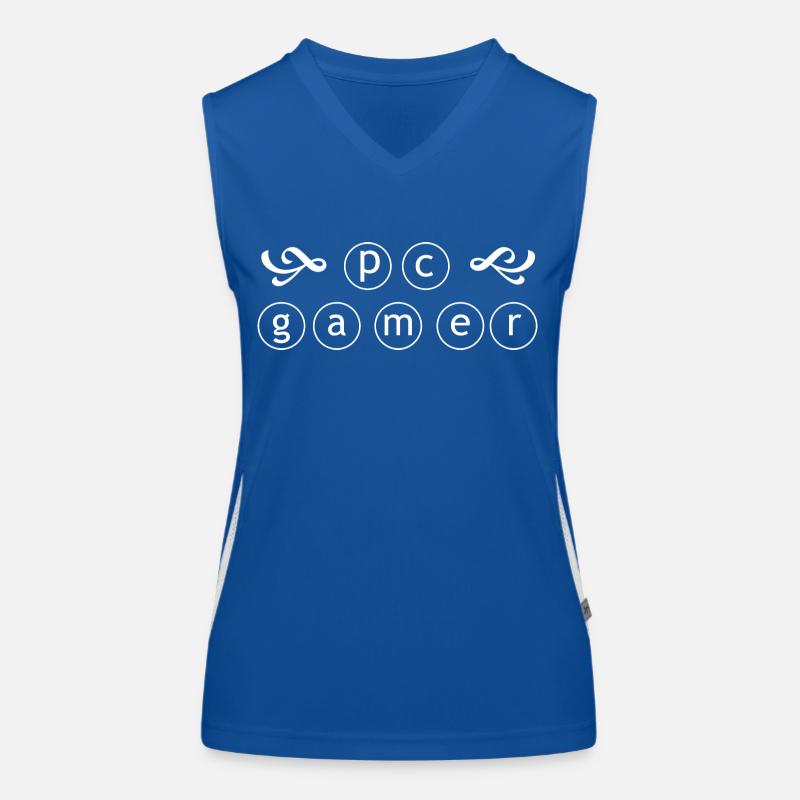 Game Gaming PC Women's Functional Contrast Tank Top
