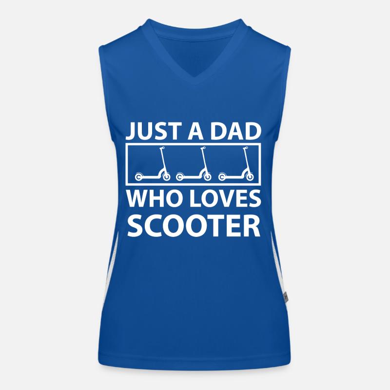 E-Scooter E-Roller Scooter Débardeur respirant contrasté Femme