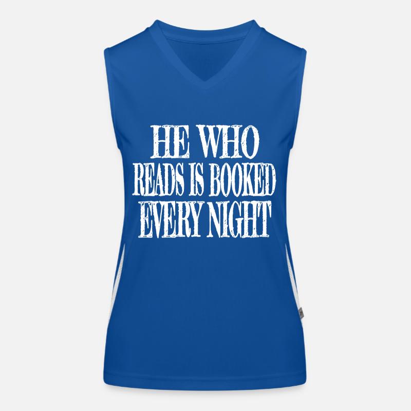 bookish stuff statement better book lover readers Funktionelles Kontrast-Tank Top für Frauen