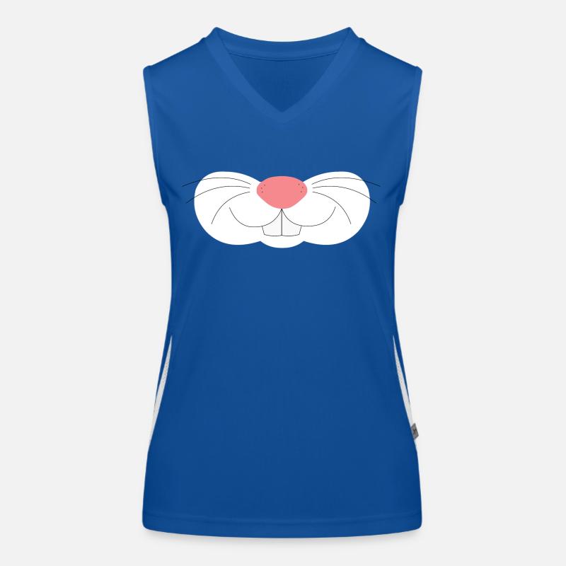 Nez de lapin mignon Débardeur respirant contrasté Femme