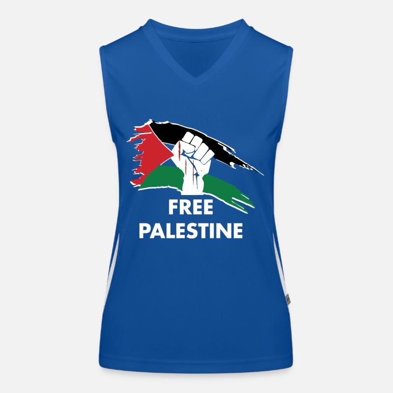 Palestine libre Débardeur respirant contrasté Femme