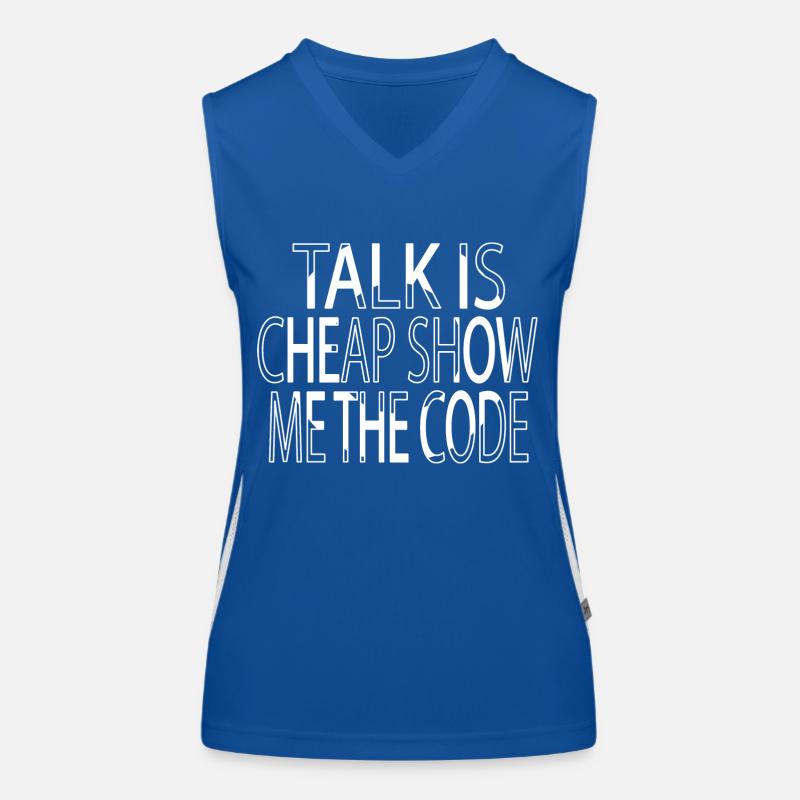 Hack Out Informatique Drôle Bday Cool Fun Débardeur respirant contrasté Femme