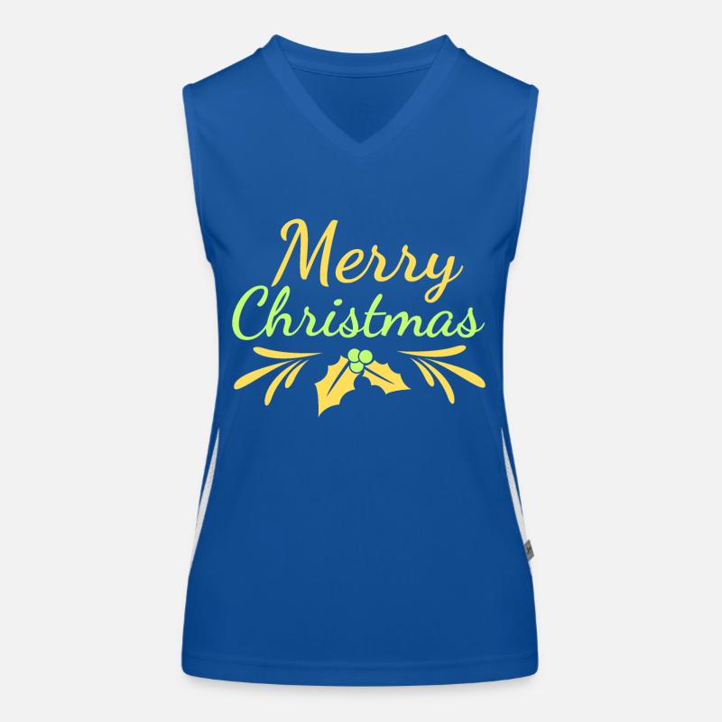 Noël Débardeur respirant contrasté Femme