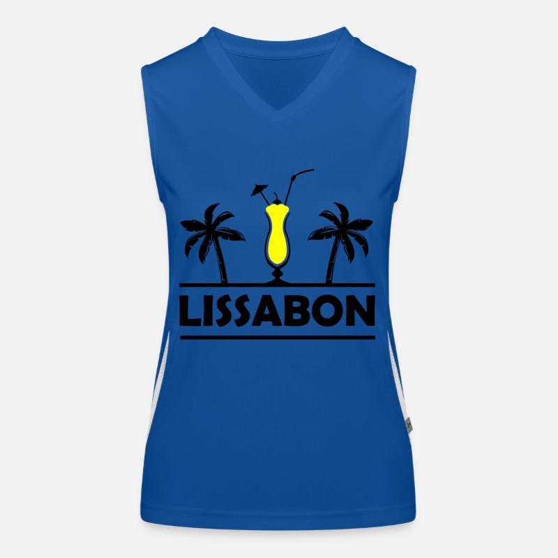 lissabon Funktionelles Kontrast-Tank Top für Frauen