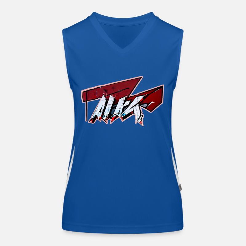 urban abstract graffiti Funktionelles Kontrast-Tank Top für Frauen