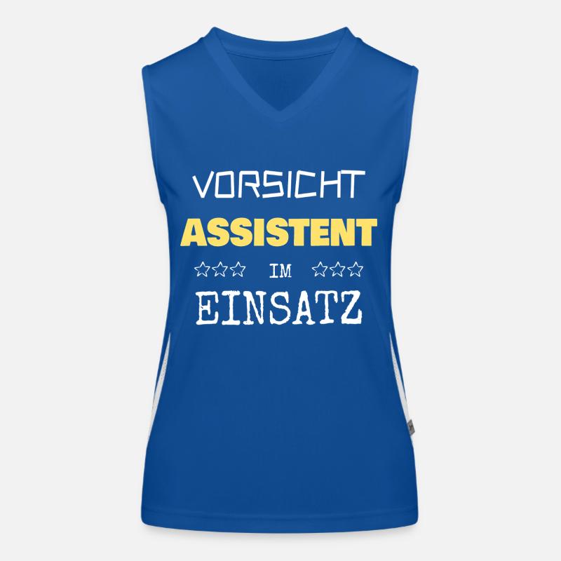 Assistent Funktionelles Kontrast-Tank Top für Frauen