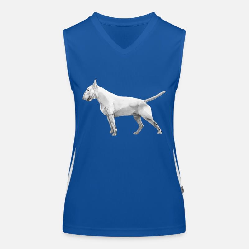 Bull terrier Débardeur respirant contrasté Femme