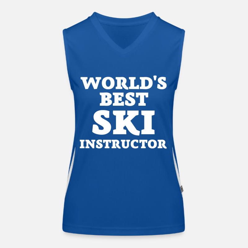 Best Ski Instructor Best Ski Instructor Women's Functional Contrast Tank Top
