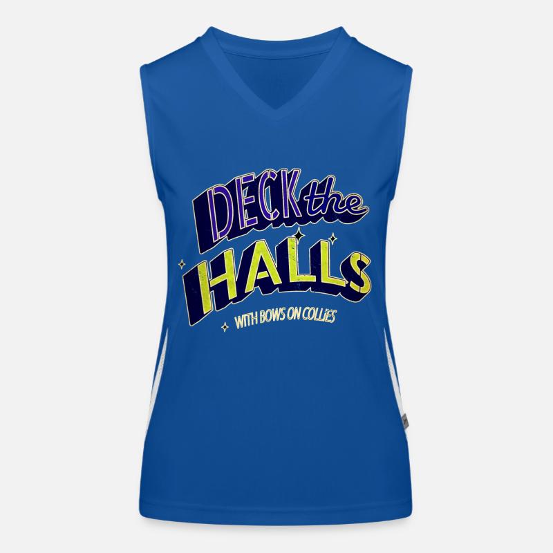 dog owner joke christmas present pet Funktionelles Kontrast-Tank Top für Frauen