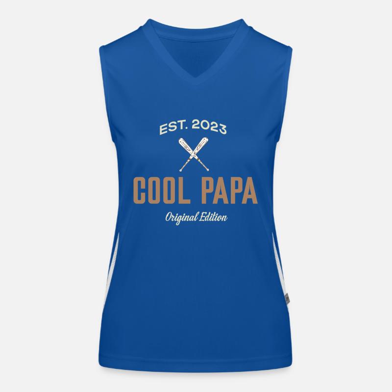 cool papa Débardeur respirant contrasté Femme