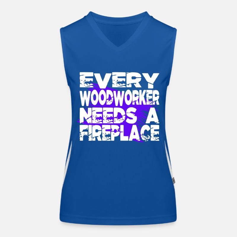 dad sayings forest work carpenter statement Funktionelles Kontrast-Tank Top für Frauen